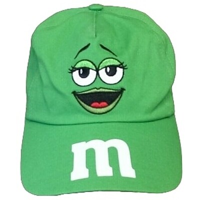 M&M Green Adjustable Baseball Cap / Hat