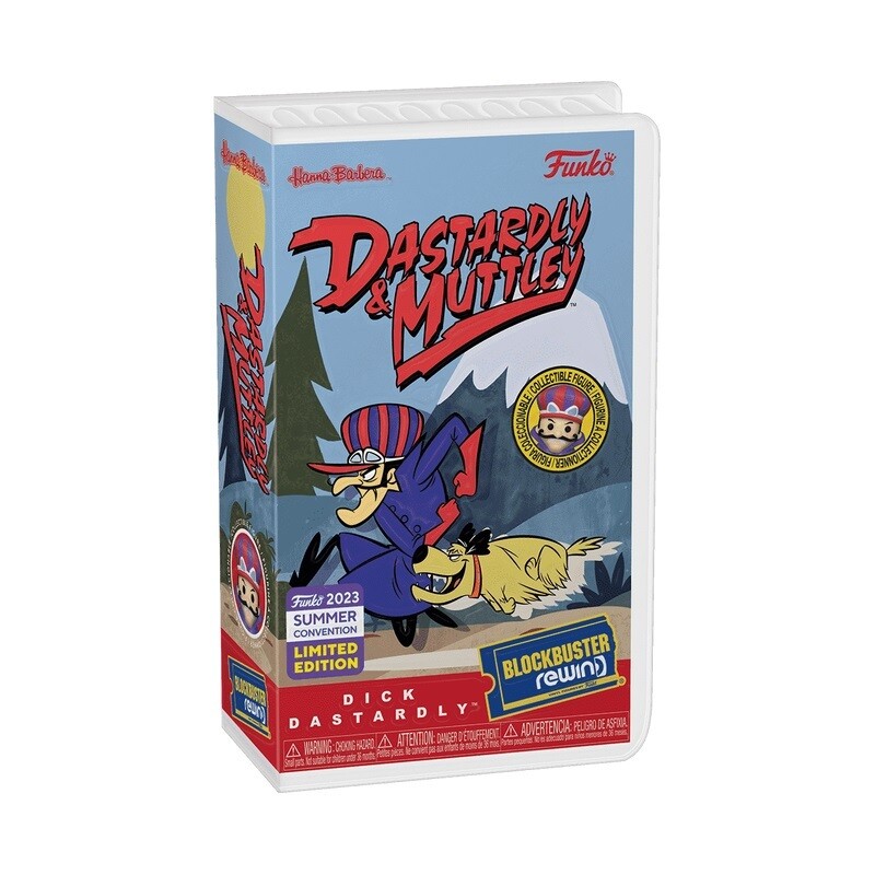 Hanna-Barbera Dick Dastardly Blockbuster REWIND Vinyl Figure * CHANCE OF CHASE *