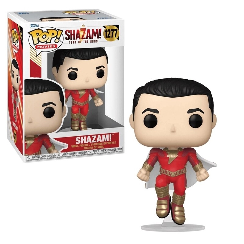 DC Comics - Shazam! 3 3/4&quot;H POP! Movies Vinyl Figure #1277