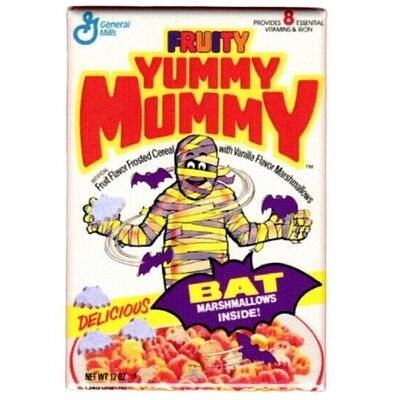 Monster Cereals Yummy Mummy Cereal Box Magnet