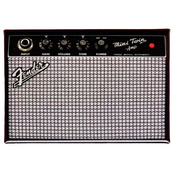Fender Mini Twin Amp Metal Fridge Magnet