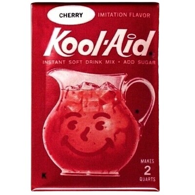 Kool-Aid Retro Cherry Packet Fridge Magnet