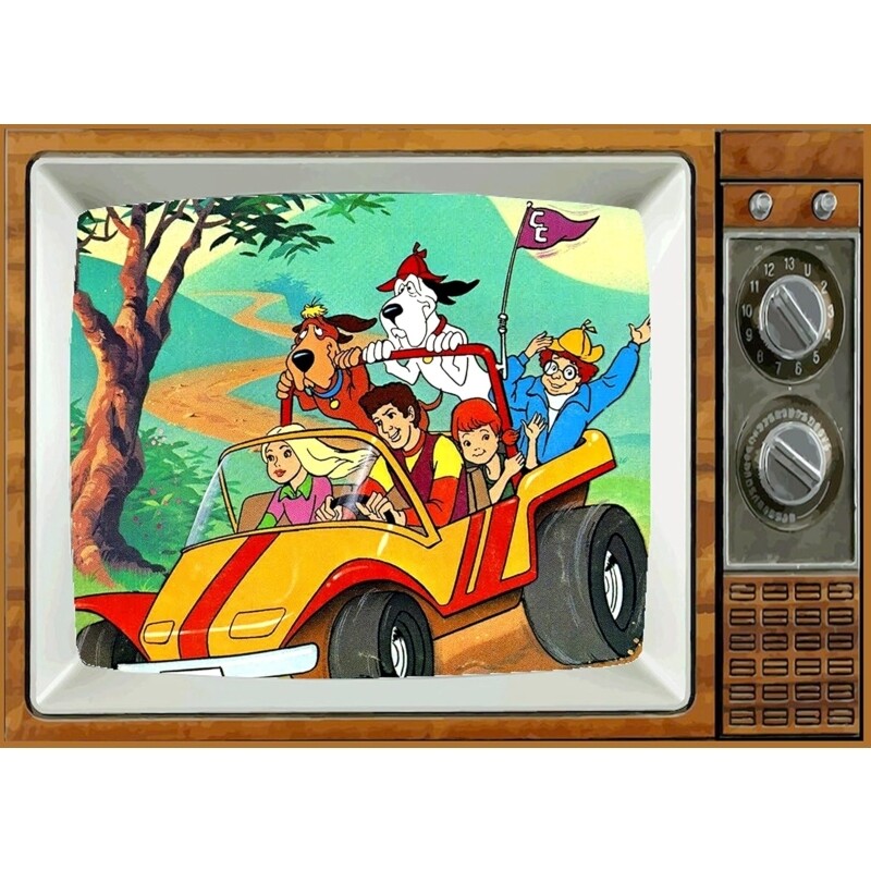 Clue Club Metal TV Magnet