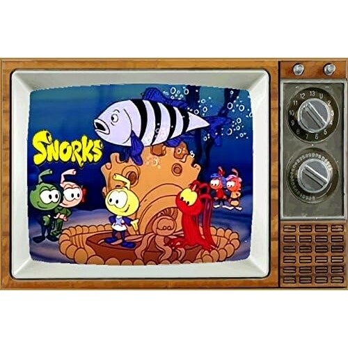 Snorks Metal TV Magnet