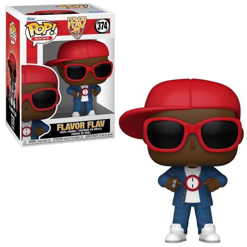 Flavor Flav 3 3/4&quot;H POP! Rocks Vinyl Figure #374