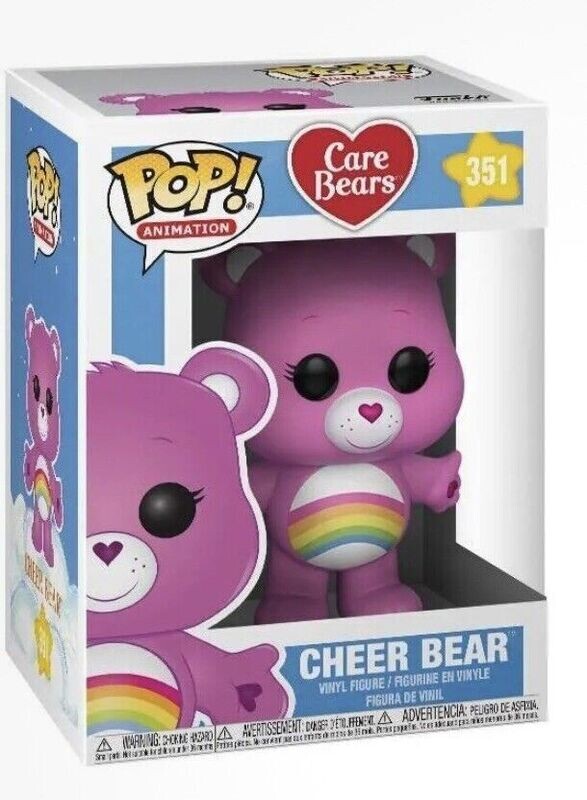 Care Bears Cheer Bear 3 3/4"H POP! Animation Vinyl Figure #351