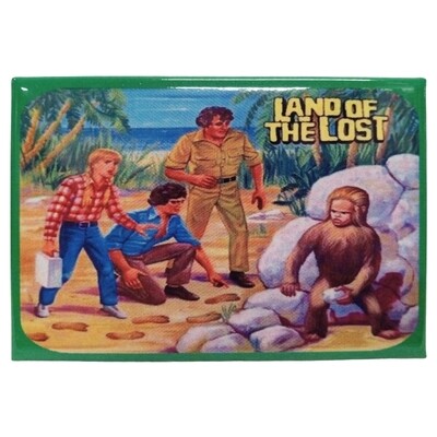 Land of the Lost Retro Graphics Metal Magnet