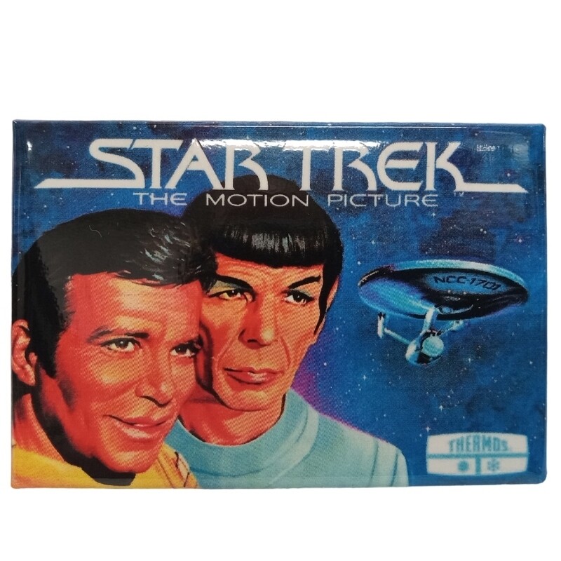 Star Trek the Motion Picture Classic Lunchbox Retro Graphics Metal Magnet