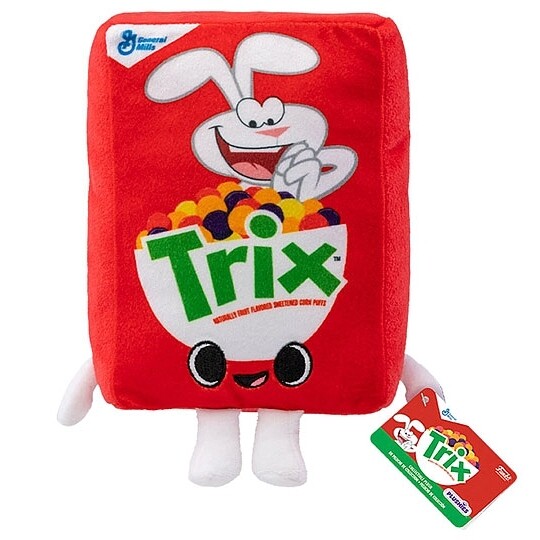 General Mills 7&quot;H Trix Cereal Box Plushie