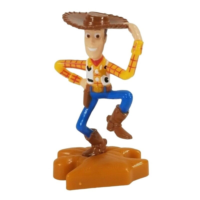 Toy Story 2 Woody 3 3/4&quot;H Figure on Connecting Base