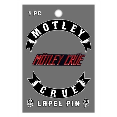 Motley Crue LOGO Enamel Lapel Pin