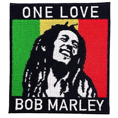 Bob Marley One Love Embroidered Patch