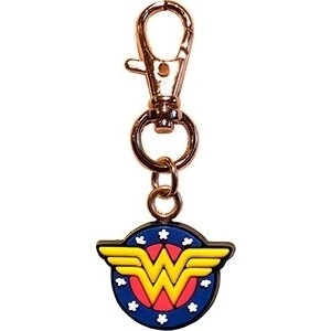 Wonder Woman LOGO Rubber Keychain / Zipper Pull