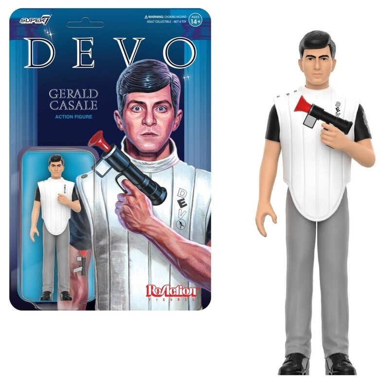 DEVO 3 3/4&quot;H Gerald Casale ReAction Figure