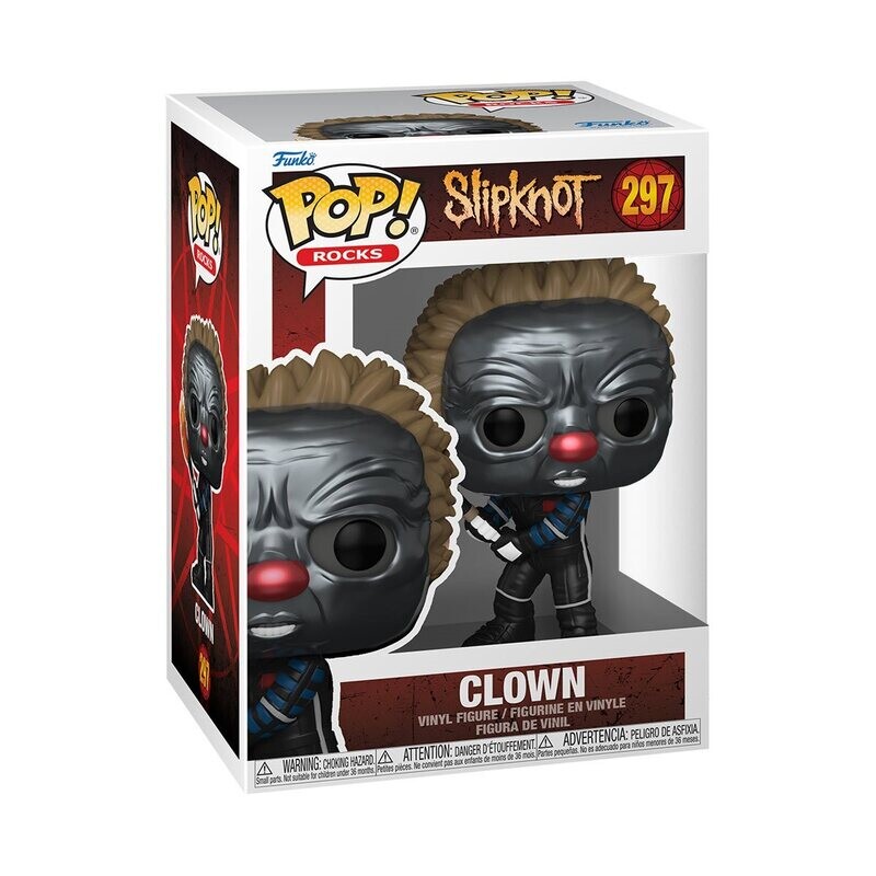 Slipknot 3 3/4"H Clown (Metallic) POP! Rocks Vinyl Figure #297