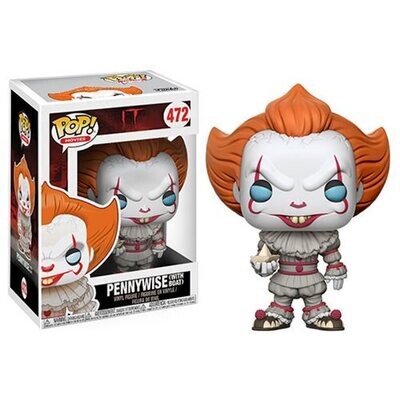 Pennywise from It 3 3/4"H POP! Movies Vinyl Figure #472