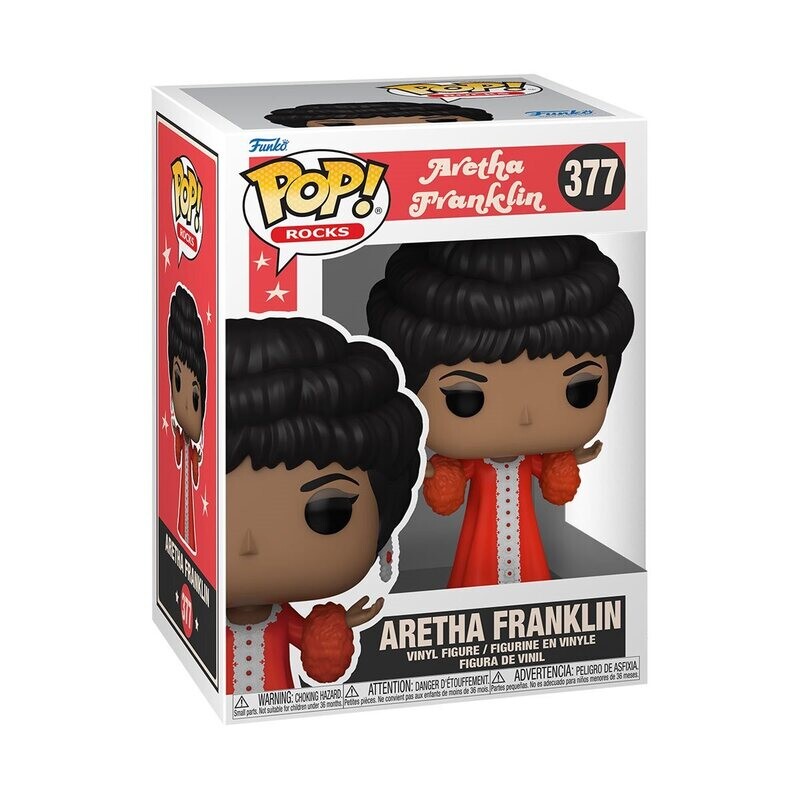 Aretha Franklin (Andy Williams Show) 3 3/4"H POP! Rocks Vinyl Figure #377