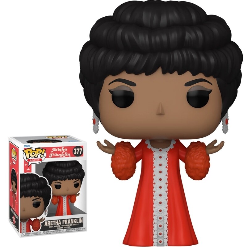 Aretha Franklin (Andy Williams Show) 3 3/4&quot;H POP! Rocks Vinyl Figure #377
