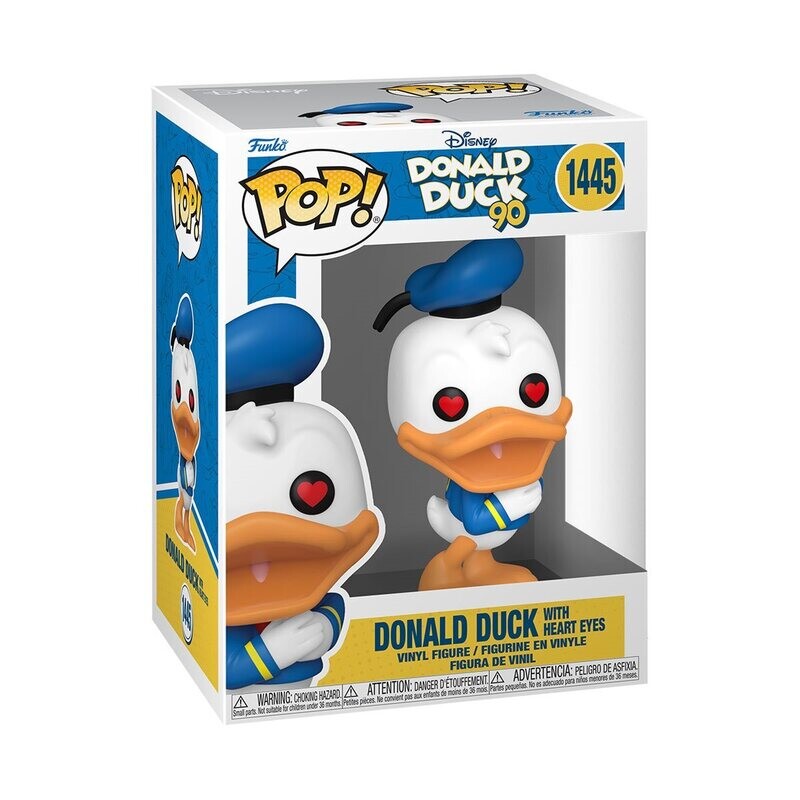 Disney's Donald Duck with Heart Eyes 3 3/4"H POP! Vinyl Figure #1445
