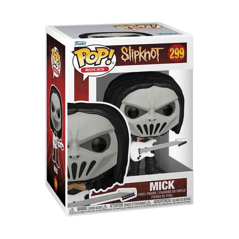 Slipknot 3 3/4"H Mick POP! Rocks Vinyl Figure #299