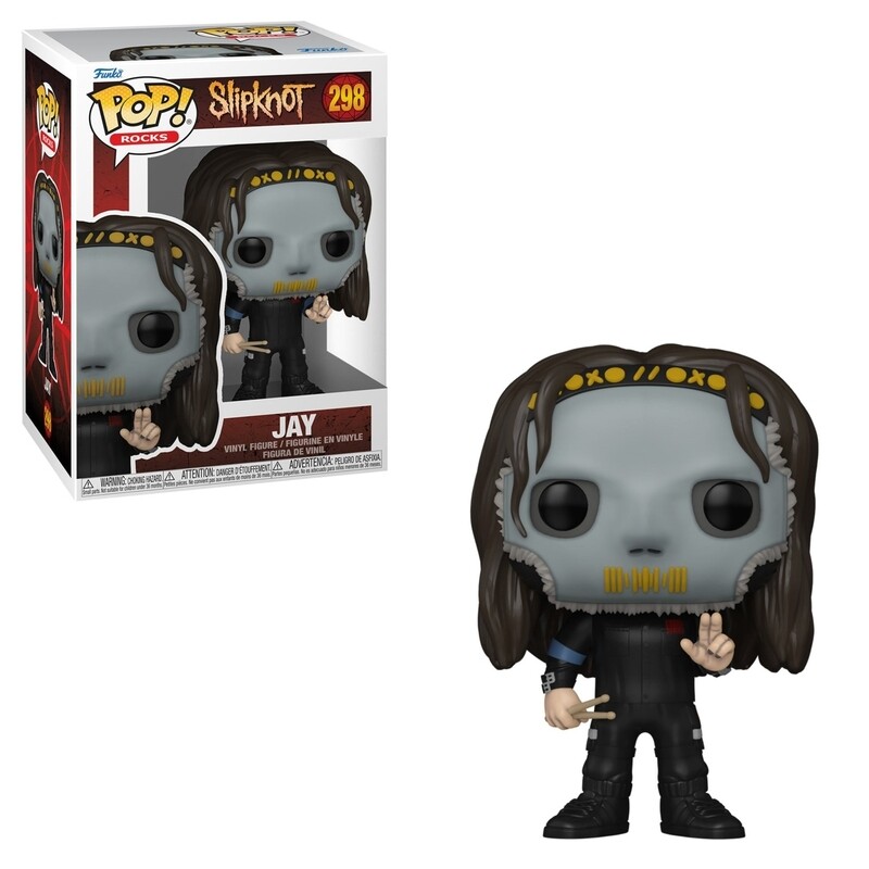 Slipknot 3 3/4&quot;H Jay POP! Rocks Vinyl Figure #298