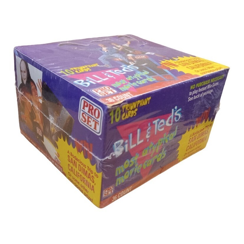 Bill &amp; Ted&#39;s Most Atypical Movie Cards Unopened Case of 36 Packs