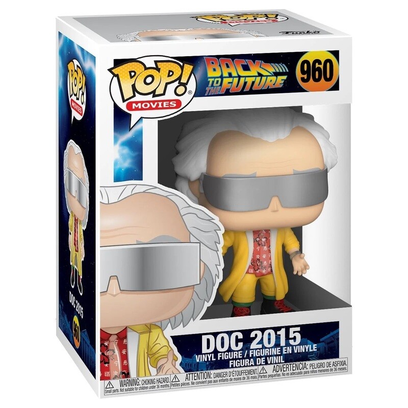 Back to the Future 3 3/4"H Doc Brown 2015 POP! Movies Vinyl Figure #960