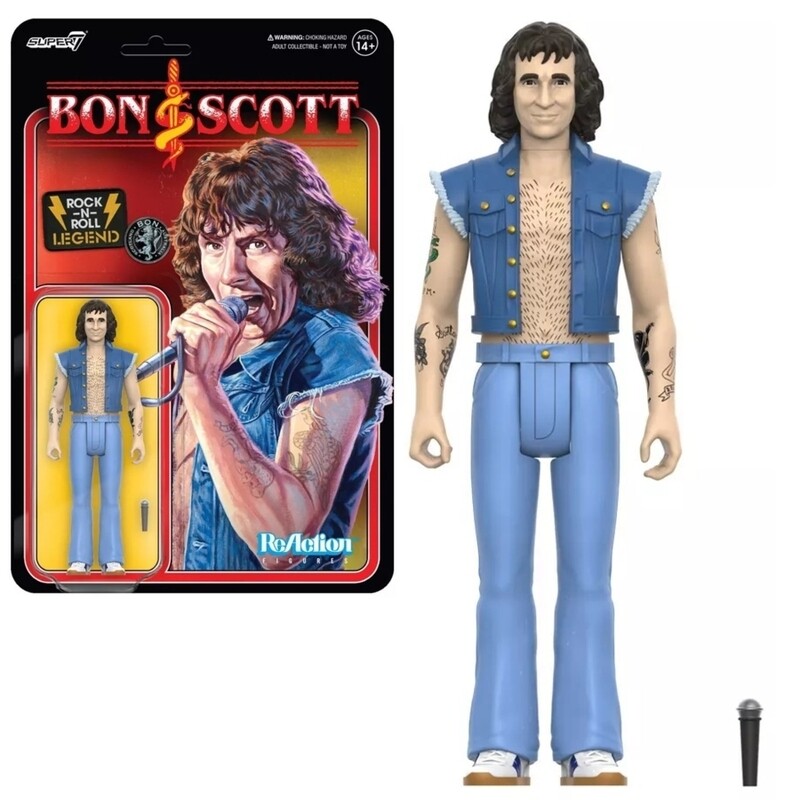 Bon Scott (AC/DC) 3 3/4&quot;H ReAction Figure