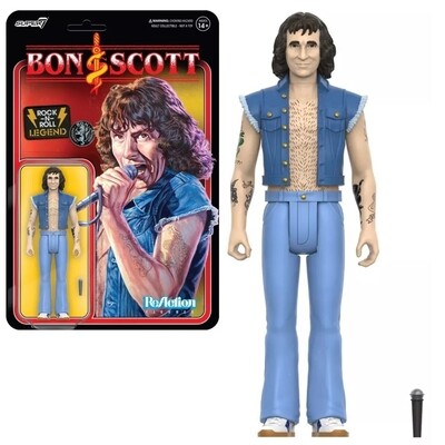 Bon Scott (AC/DC) 3 3/4"H ReAction Figure