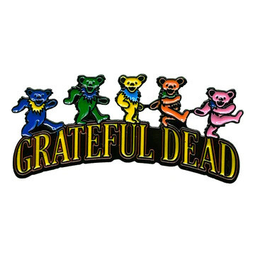 Grateful Dead Dancing Bears Enamel Lapel Pin