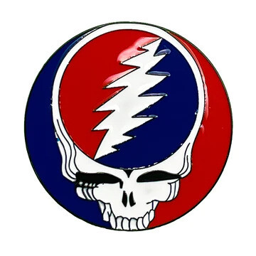 Grateful Dead 'Steal Your Face' Enamel Lapel Pin