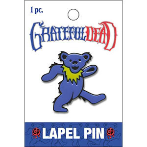 Grateful Dead Blue Dancing Bear Enamel Lapel Pin