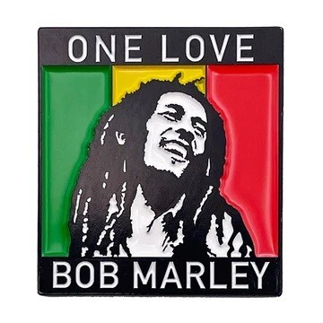 Bob Marley 'One Love' Enamel Lapel Pin