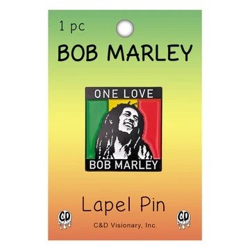 Bob Marley 'One Love' Enamel Lapel Pin