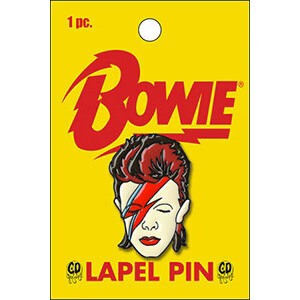 David Bowie Ziggy Stardust Enamel Lapel Pin
