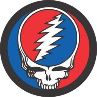 Grateful Dead Steal Your Face LARGE Round Magnet