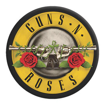 Guns N&#39; Roses Logo LARGE Round Magnet