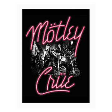 Motley Crue 'Girls, Girls, Girls' LARGE Magnet