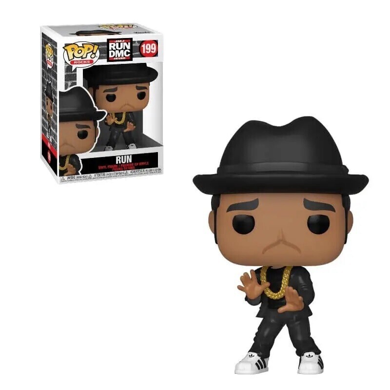 RUN DMC Set of All Three 3 3/4"H POP! Rocks Vinyl Figures