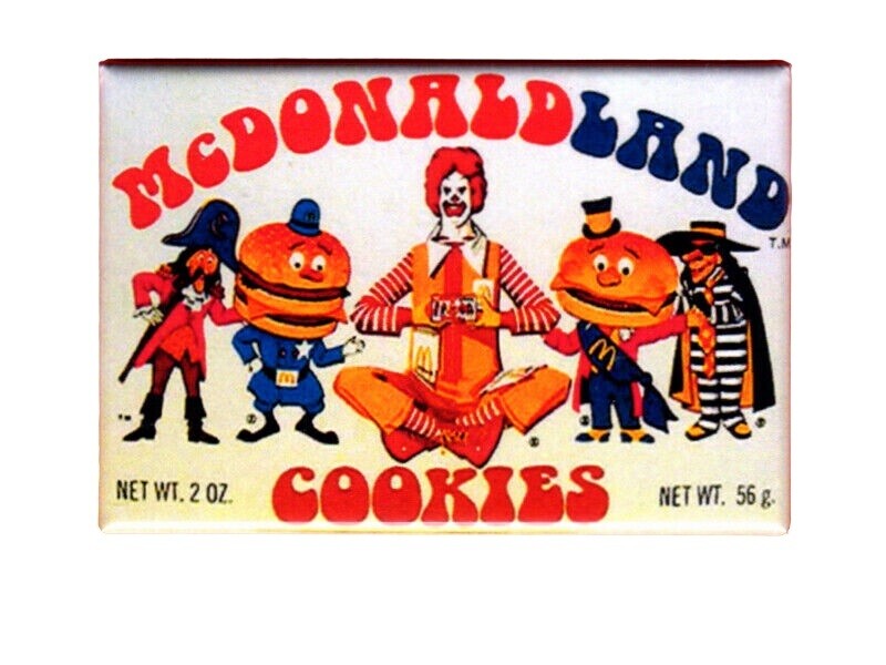 McDonald&#39;s McDonaldland Cookies Box Metal Magnet
