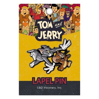 Tom &amp; Jerry Enamel Lapel Pin