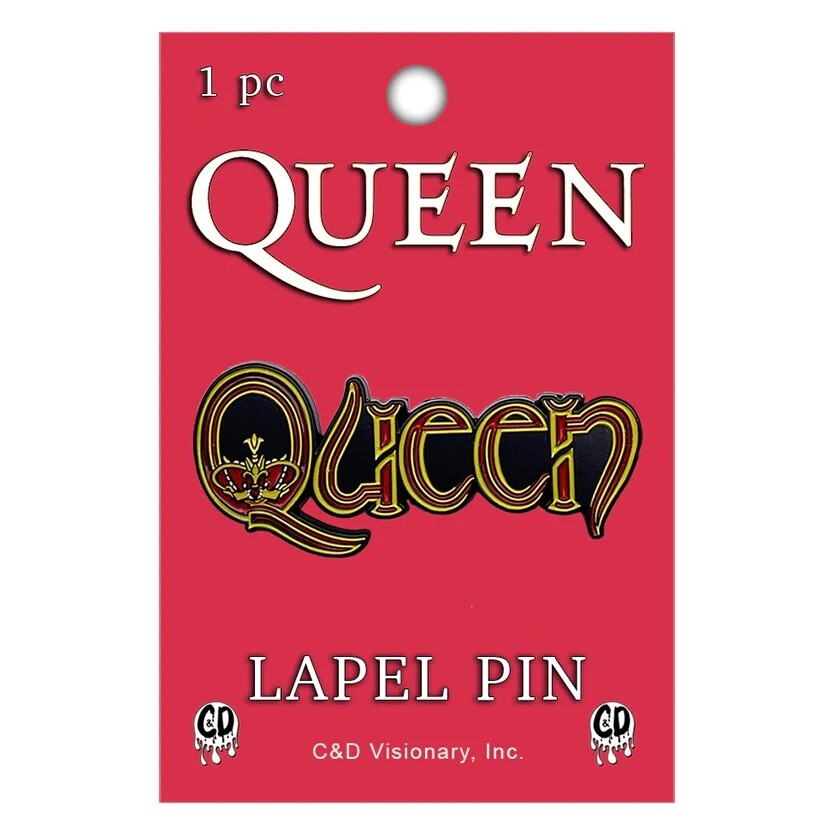 Queen 1973 Logo Machine Lapel Pin