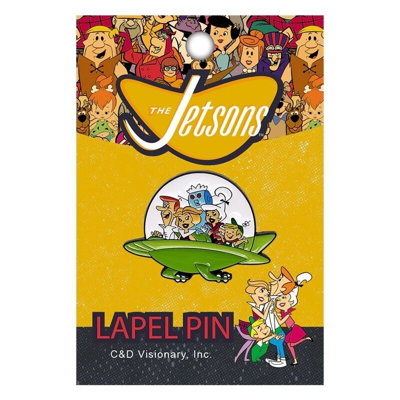 The Jetsons Saucer Enamel Lapel Pin