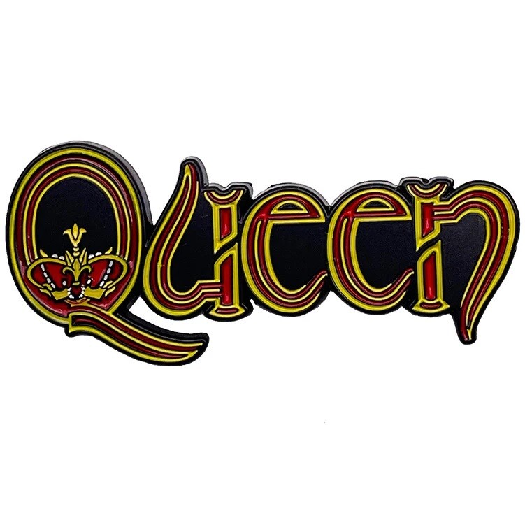 Queen 1973 Logo Machine Lapel Pin