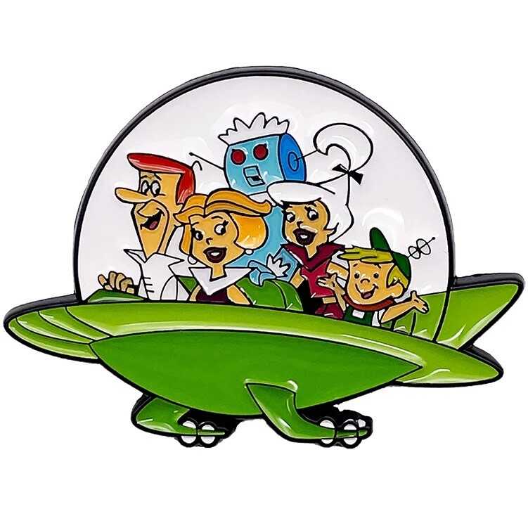 The Jetsons Saucer Enamel Lapel Pin