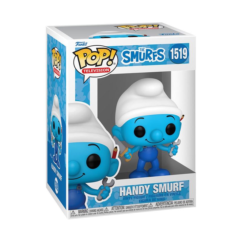 The Smurfs 3 3/4"H Handy Smurf POP! Television Vinyl Figure #1519