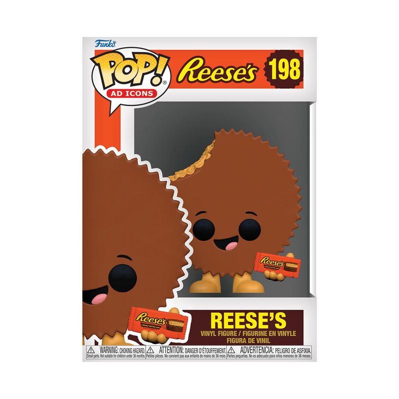 Reese's 3 3/4"H Peanut Butter Cup POP! Ad Icons Vinyl Figure #198