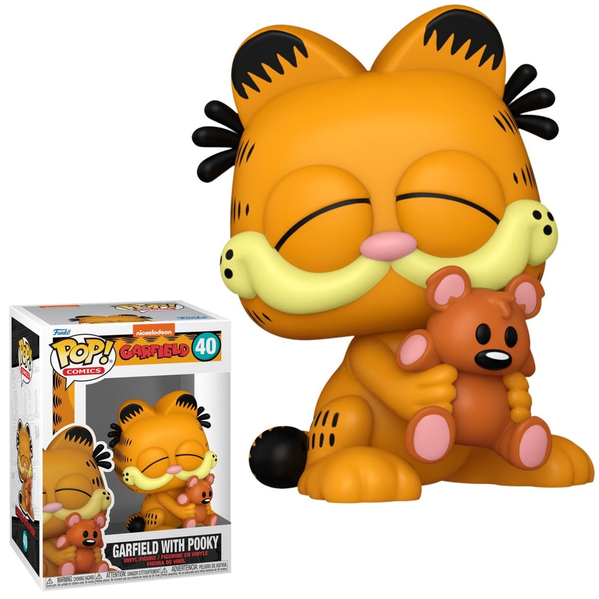 Garfield with Pooky 3 3/4&quot;H POP! Comics Vinyl Figure #40