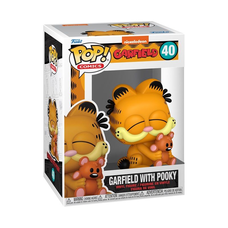 Garfield with Pooky 3 3/4"H POP! Comics Vinyl Figure #40