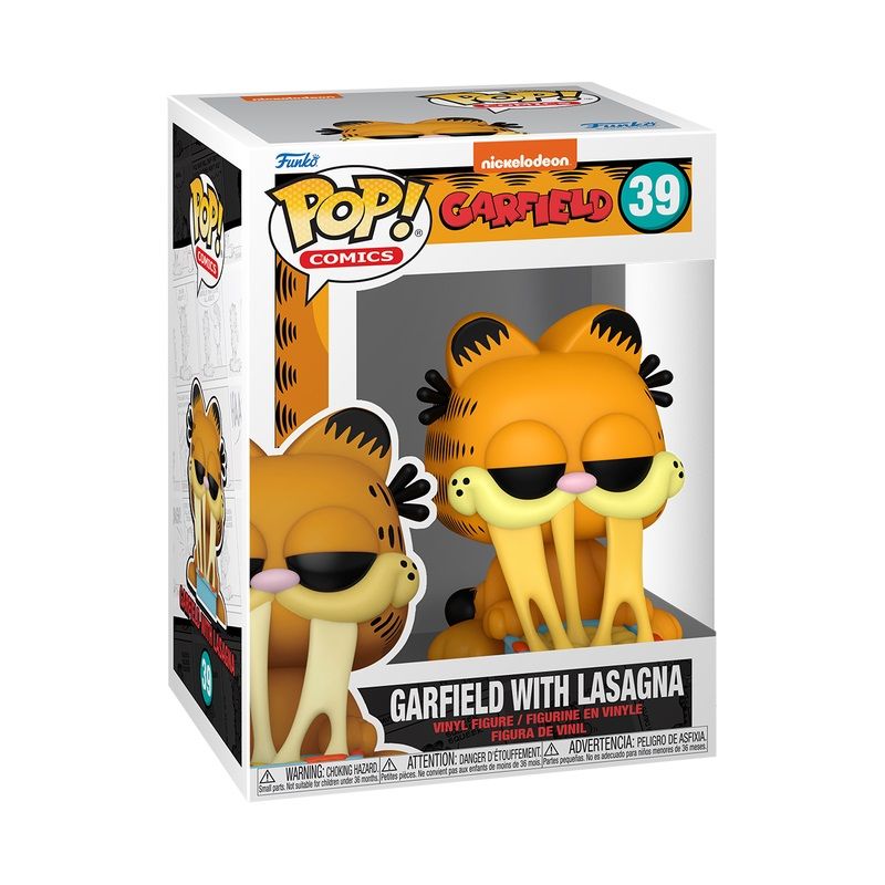 Garfield with Lasagna 3 3/4"H POP! Comics Vinyl Figure #39